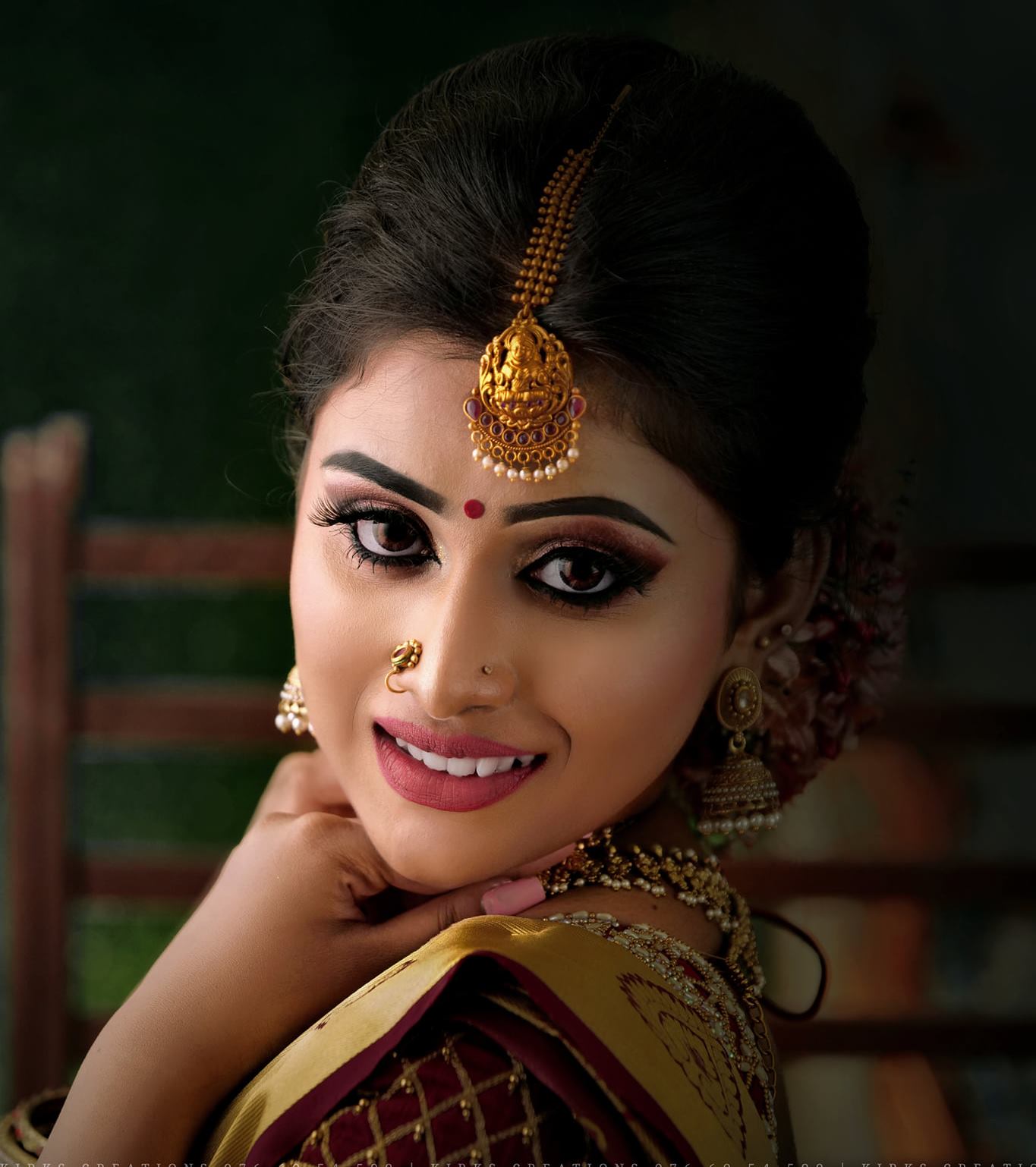 Kerala Hindu bridal makeup and hair style Archives - Bis Matrimony - Blog